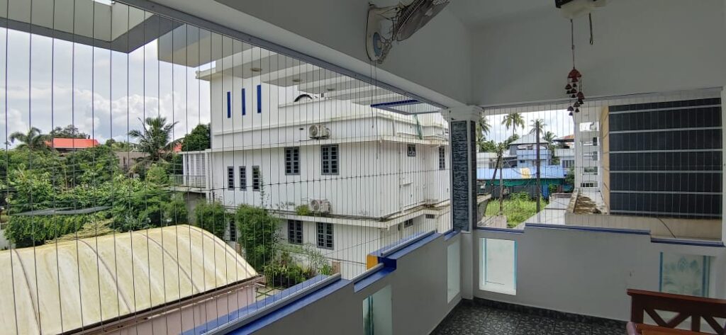 Balcony invisible Grill in Kolkata